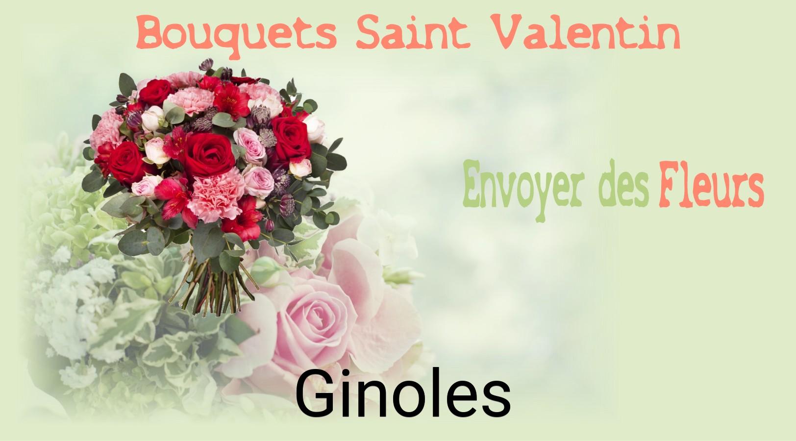 Roses de Saint-Valentin livrées à Ginoles